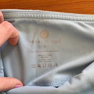 Light Blue crop leggings